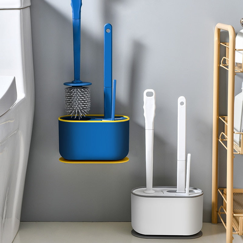 Befez | Bathroom Wall Mount Toilet Brush Holder Set