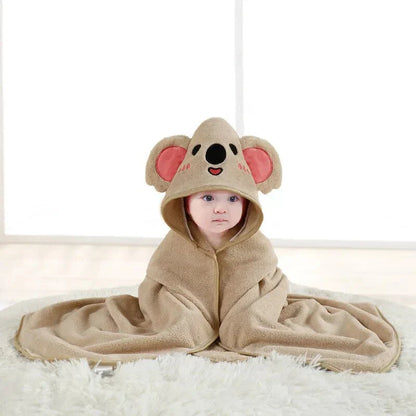 Adorable Baby Animal Hooded Bath Towel