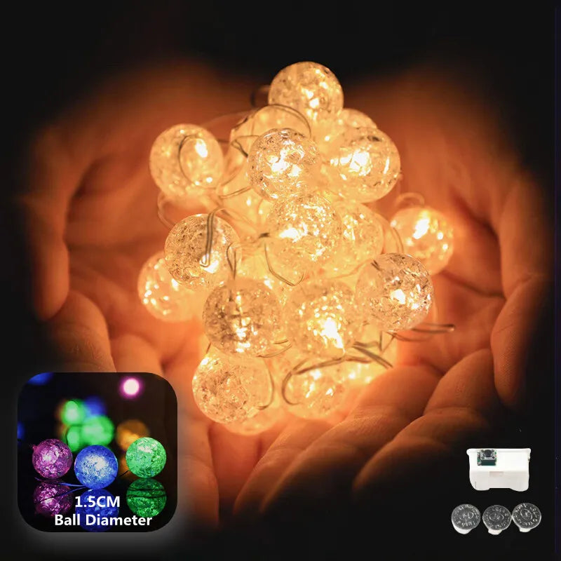 Soft Glow LED Fairy Lights Battery Powered 3 Modes