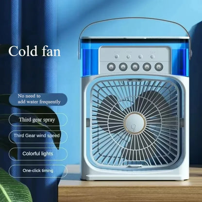 Compact Air Cooler with 3-Speed Fan and Humidifier