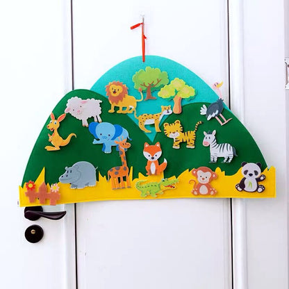 Interactive Kids Felt Learning Board