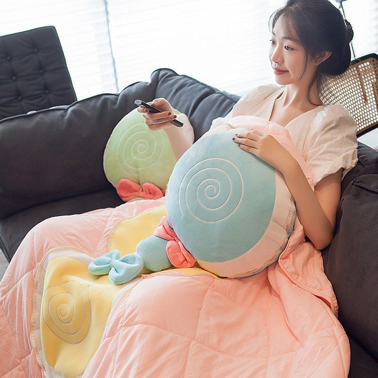 Cozy Portable Fruit Travel Blanket Pillow - Befez