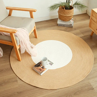 Natural Fiber Jute Area Rug for Home Decor
