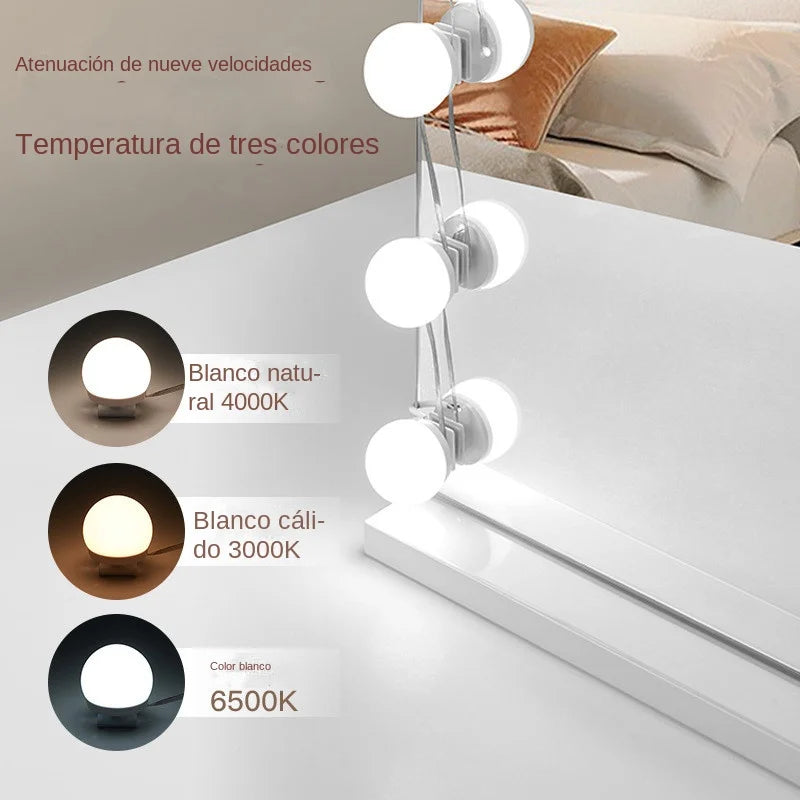 Pro Makeup LED Light Kit with 10 Dimmable Lamps