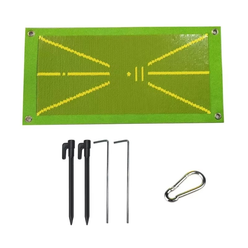 Premium Golf Swing Trainer Mat with Impact Tracker