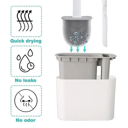 Bathroom Toilet Brush Set with Holder