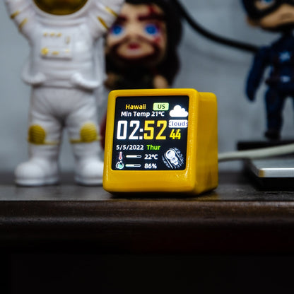 Smart Wireless Digital LED Clock Weather Station