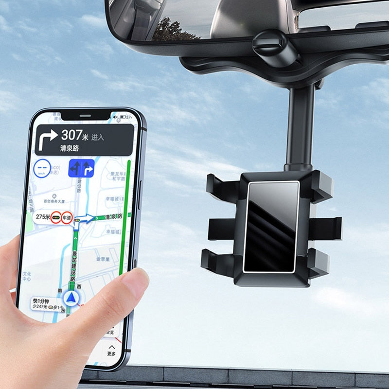 Adjustable 360 Phone Car Mount Mirror