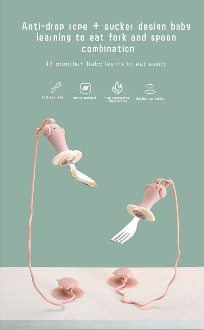 Befez | Baby Safe Feeding Spoon Fork Set