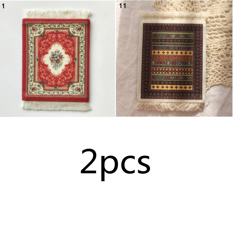 Small Vintage Rug Drink Coaster