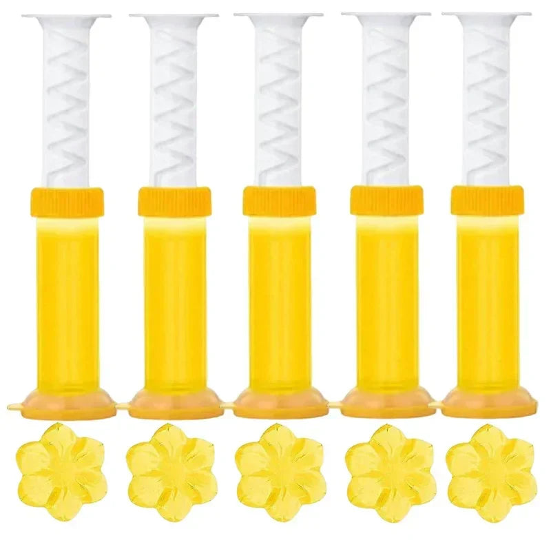 Fresh Bathroom Gel Flowers with Antibacterial Cleanser