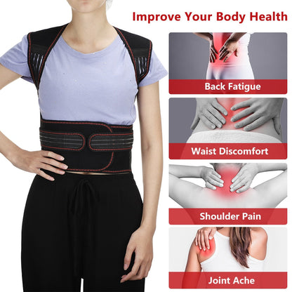 Thermal Magnetic Lower Back Pain Relief Massager