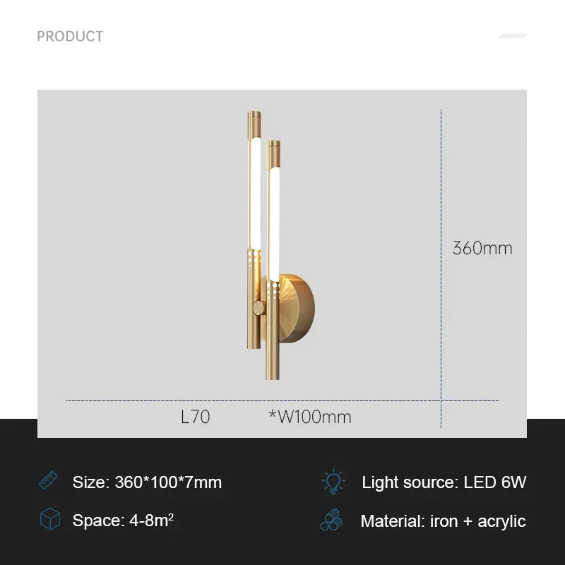 Elegant LED Wall Light for Home