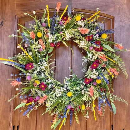 Beautiful Fresh Flower Home Decor Wreath - Befez