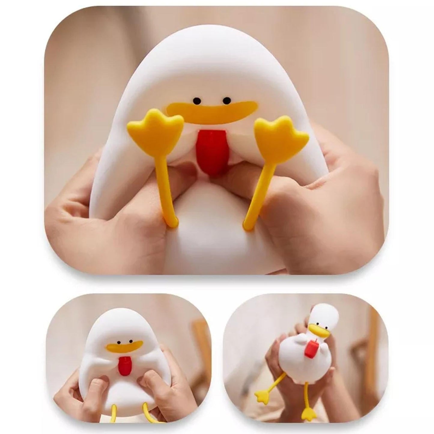 Cute Duck Soft Glow LED Night Light