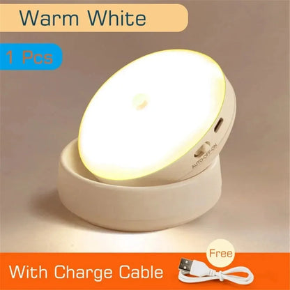 Bright LED Motion Night Light with Rechargeable Battery