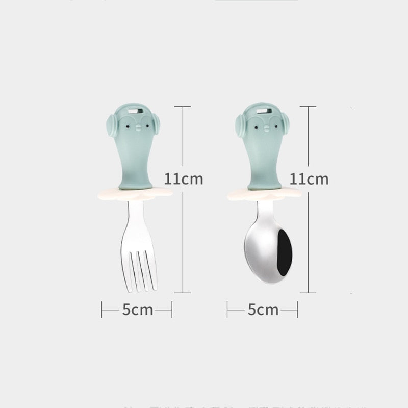 Befez | Baby Safe Feeding Spoon Fork Set