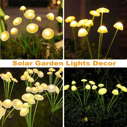 Colorful Solar Powered Garden Lamp 6 LED Lights