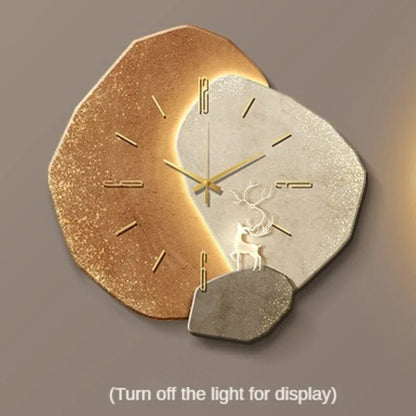 Simple Modern Wall Clock in Nordic Style