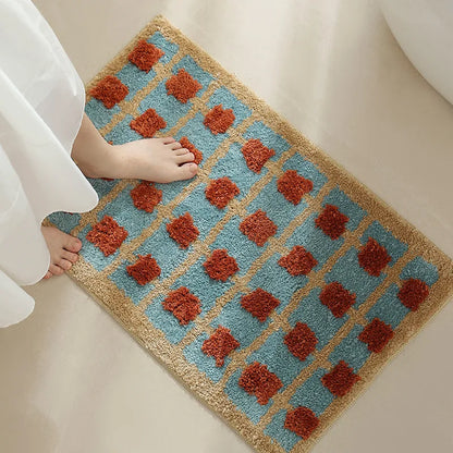 Colorful Texture Non Slip Bath Mat