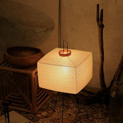 Unique Asian Style Tripod Floor Lamp