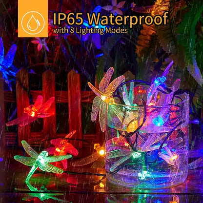 Colorful Outdoor Solar Fairy Lights 20 LEDs Waterproof