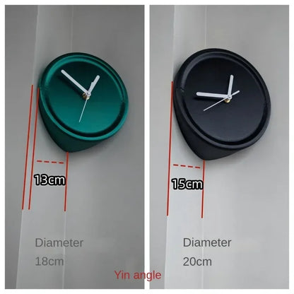 Quiet Modern Wall Clock No Drilling Needed