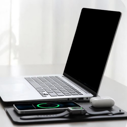 Slim 3-in-1 Laptop Charger Pad with Mouse Pad