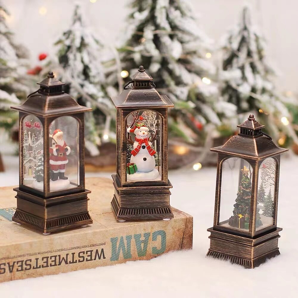 Vintage Small Holiday Lantern