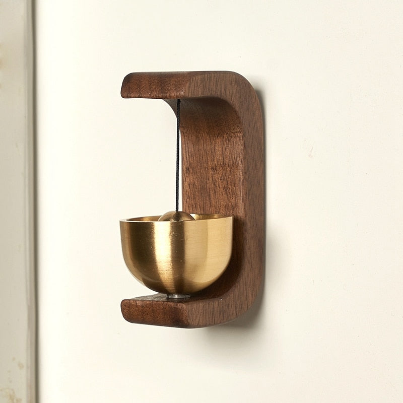 Rustic Wood Doorbell with Nature Sound
