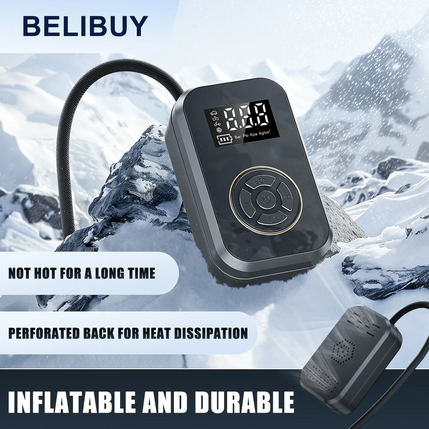 Portable Wireless Air Compressor Power Bank