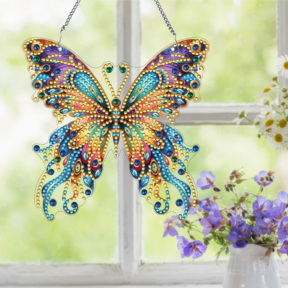 Colorful Butterfly Diamond Art Pendant Decoration