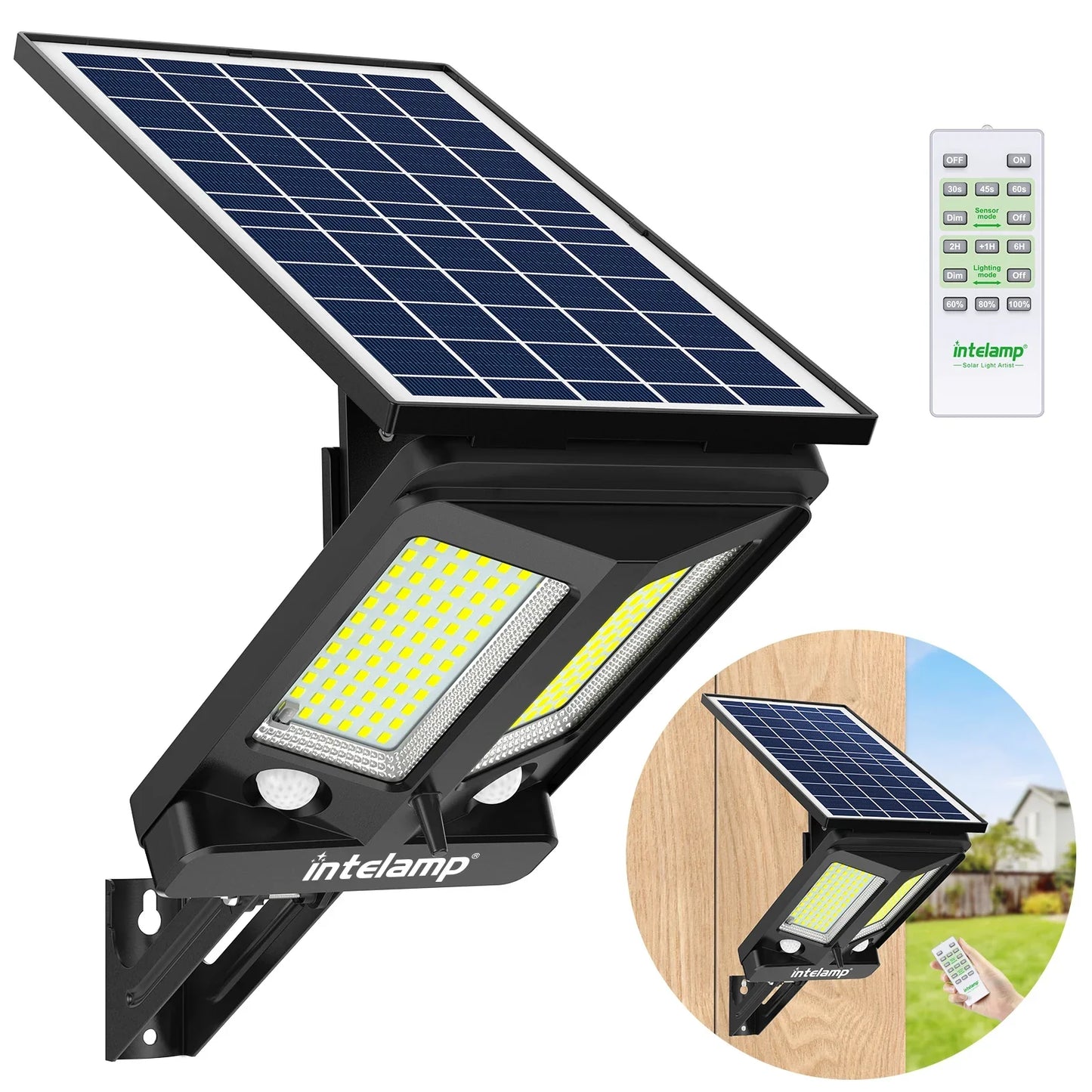 Bright Solar Powered LED Security Light with Motion Sensor - Befez