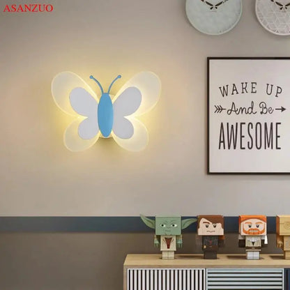 Colorful LED Butterfly Wall Light