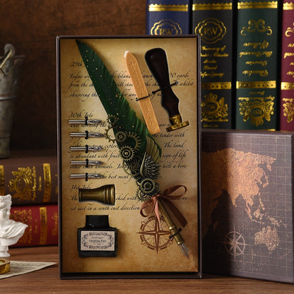 Premium Feather Tip Calligraphy Pen Set