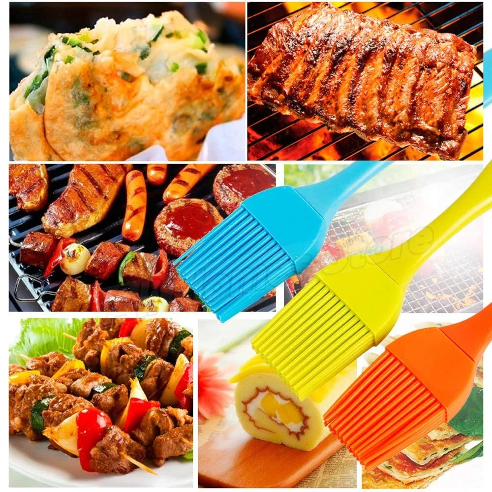 Non Stick BBQ Grill Brush Silicone Basting Tool