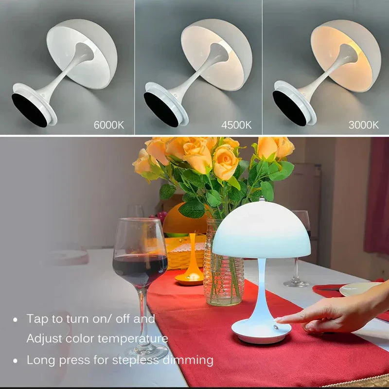 Colorful Dimmable Portable LED Table Lamp