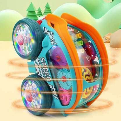 Turbo Speed Stunt Car with LED Lights and Sound