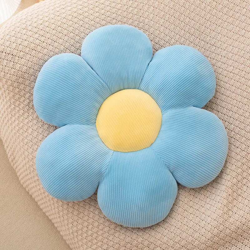 Soft Floral Throw Pillow