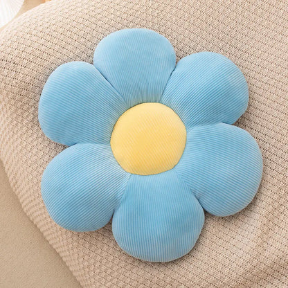 Soft Floral Throw Pillow