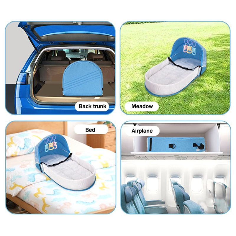 Compact Travel Baby Bed Backpack