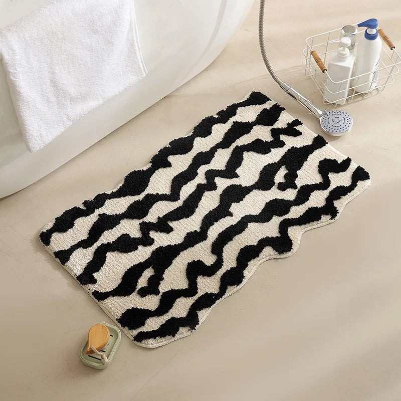 Colorful Texture Non Slip Bath Mat
