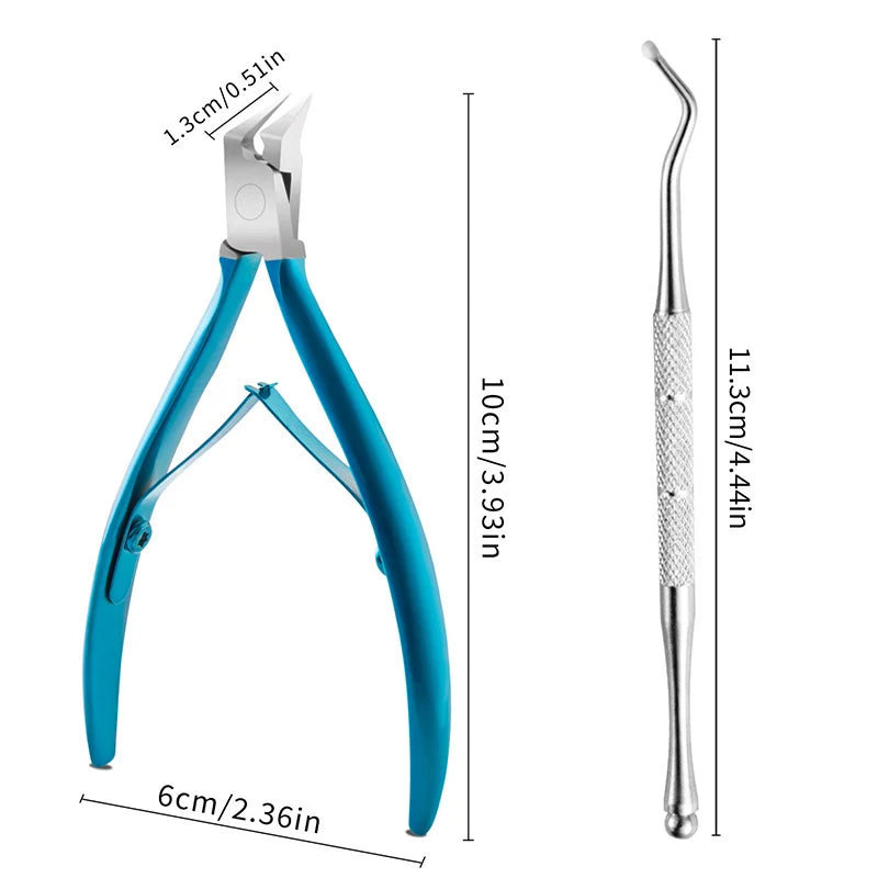 Premium Nail Clippers for Thick Toenails Stainless Steel