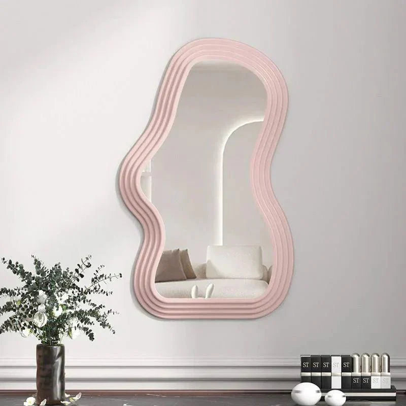 Round Cloud Wall Mirror for Home Decoration
