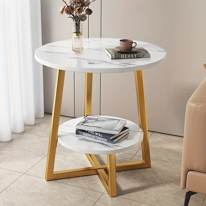 Stylish Double Tier End Table - Befez