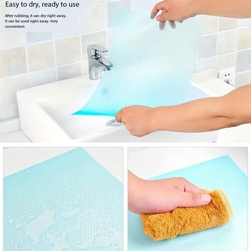 FridgeGuard 4pc Fridge Shelf Liners | Easy Clean EVA Mats