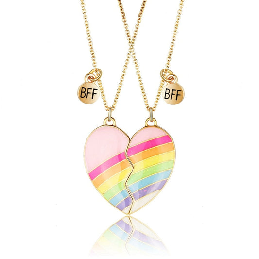 Romantic Silver Love Heart Pendant Necklace - Befez