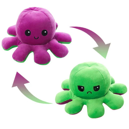 Cute Octopus Plush Toy with 2 Faces