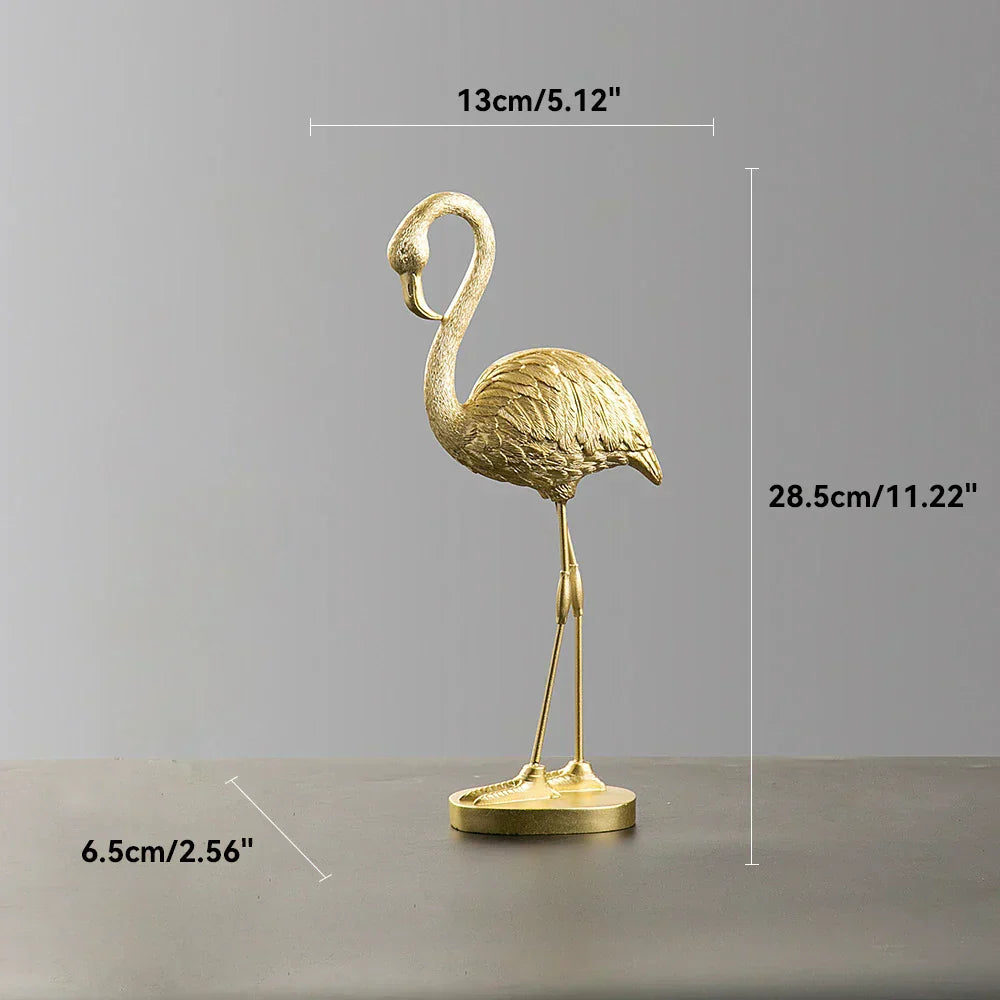 Stylish Pink Flamingo Home Decor Figure