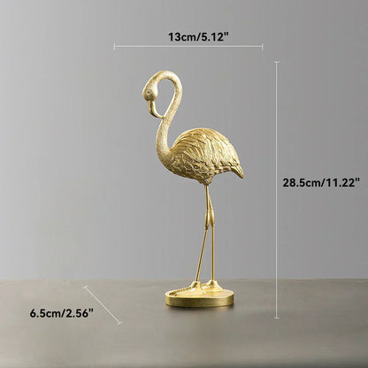 Stylish Pink Flamingo Home Decor Figure